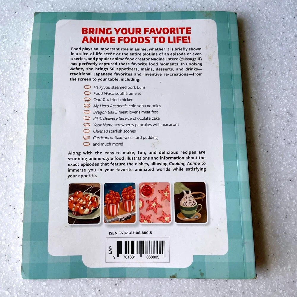 Kawaii Cooking Anime Cookbook Nadine Estero @issagrill 50 Recipes Paperback